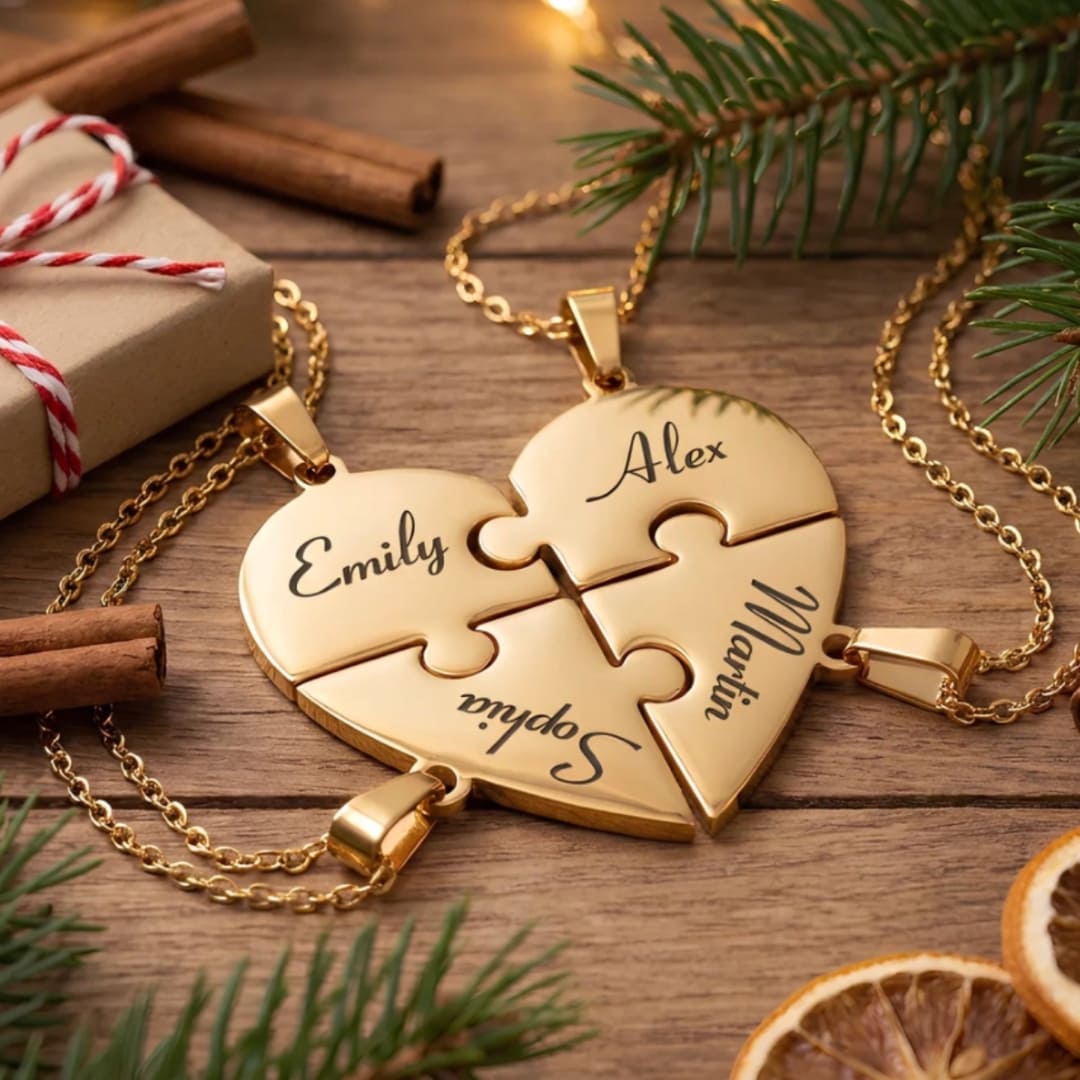 Collier Amour éternel gravé