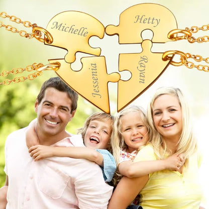 Collier Amour éternel gravé