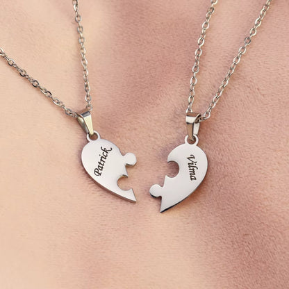 Collier Amour éternel gravé