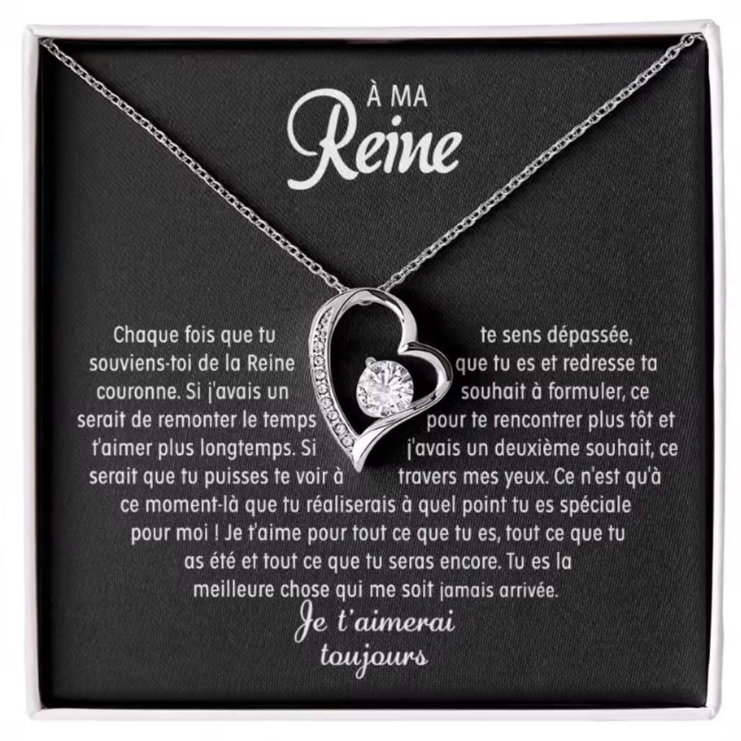 Collier en coeur personnalisé