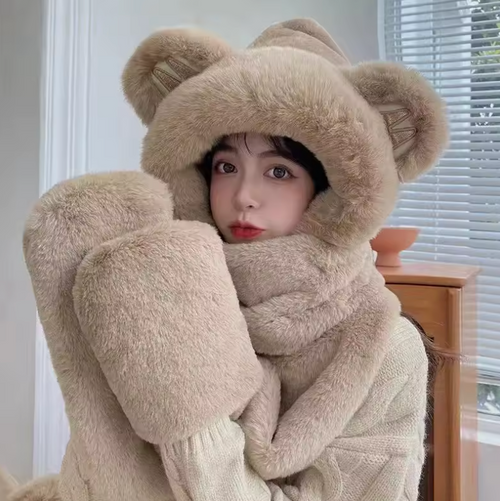 BEARA™ – Ensemble 3 pièces thermique en fourrure